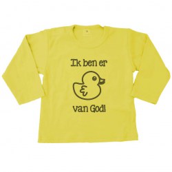 lang shirt okergeel ikbenereendjevanGod